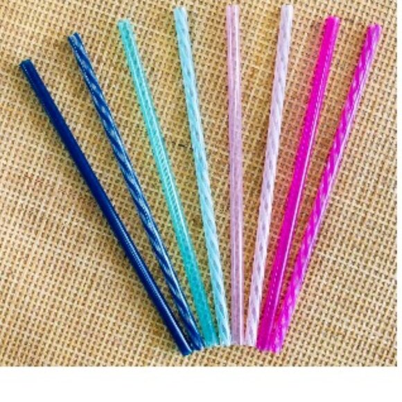BNWT Ello 8pk Plastic Straws (OS) - Picture 1 of 3